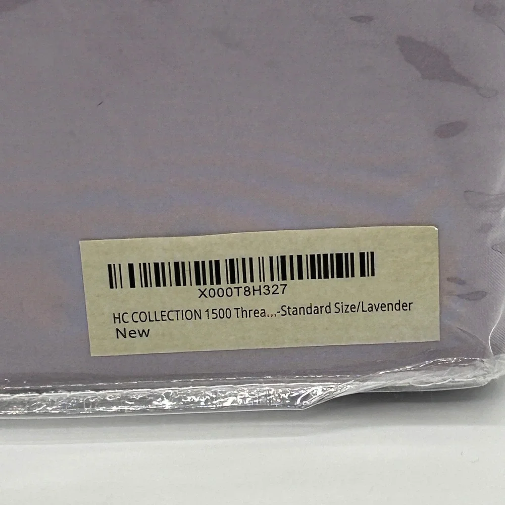 Danjor Linens Premium‎ 1500 Collection Standard Pillowcase Set Lavender NEW